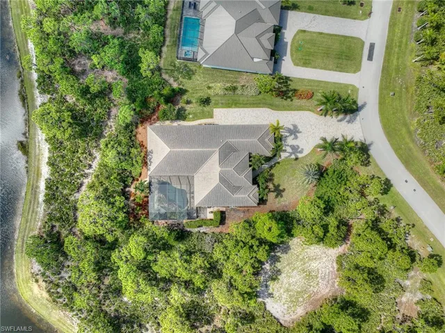Bird's eye view of home