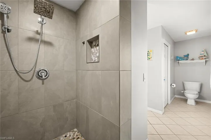 Newly Remodeled Walk In shower