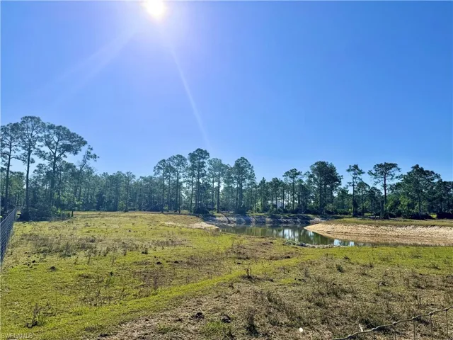 View of yard featuring a water view
