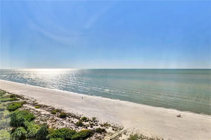 View of the beach from 2nd Bedroom