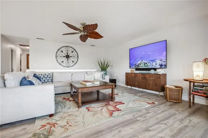 Open concept living area and great for entertaining. All while enjoying expansive bay views