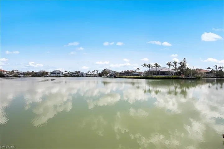 Bay View in the rear of the property. View is to the East for gorgeous sunrises to enjoy as you take your boat out