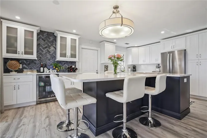Open concept kitchen