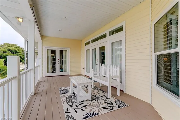 UPPER DECK SHOWING ENTRANCE TO OWNER'S SUITE