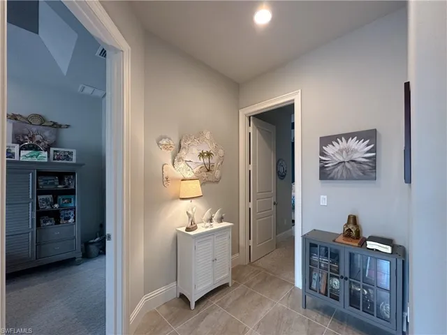 Hallway going to bedrooms entrance into guest bedrooms