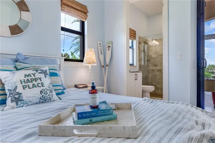 Bedroom with ensuite bath