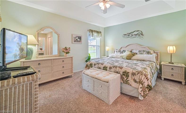 Master BR is large, has doors to the lanai ~