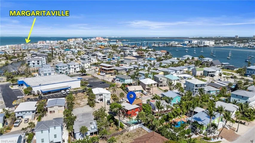 Entertainment district nearby. Drone / aerial view  - Virtually Edited Exterior Image