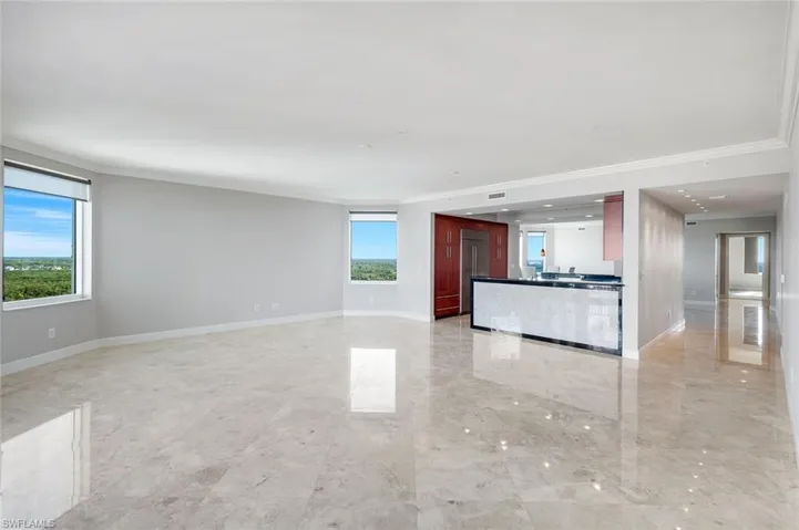 Living Room Open to Kitchen & Foyer - Great Flow for Entertaining