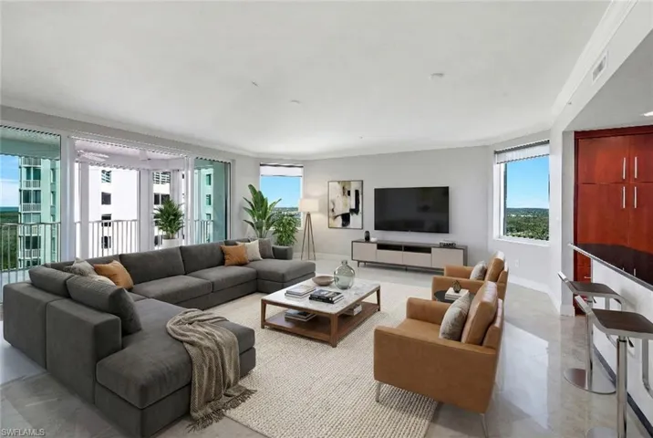 Virtually Staged Living Room