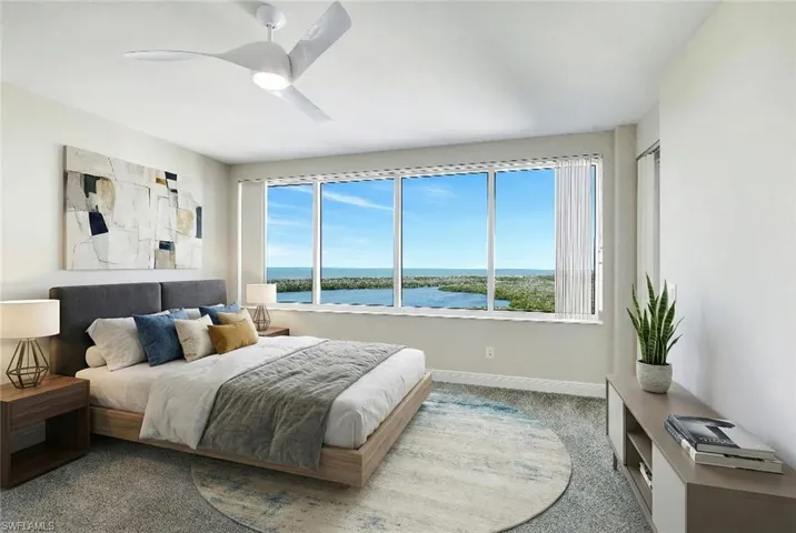 Virtually Staged Primary Bedroom