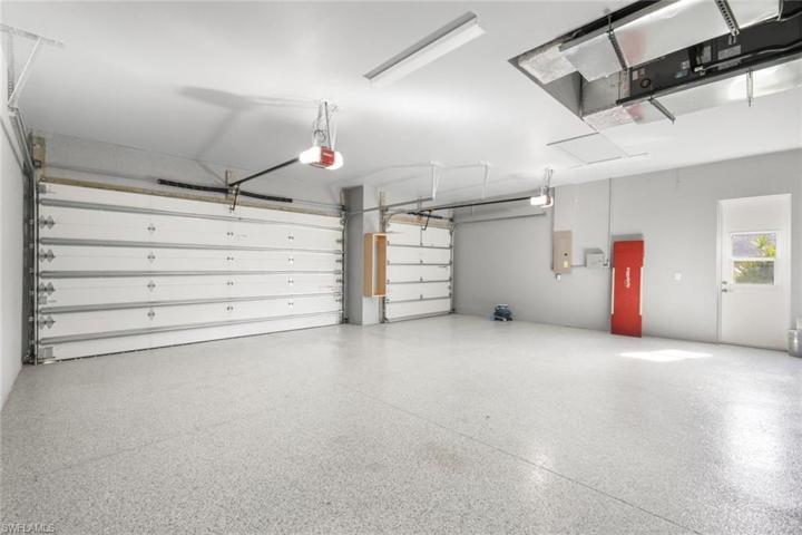 3Car Garage Epoxy coated, Pull down stairs with Attic Storage & Generator hook up