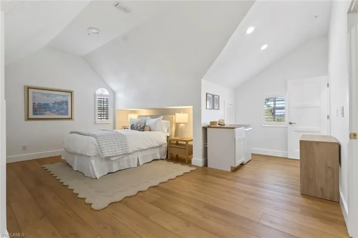 Top floor bedroom