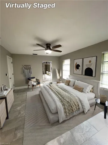 834 Gardenside Ct - Primary Bedroom Virtually Staged