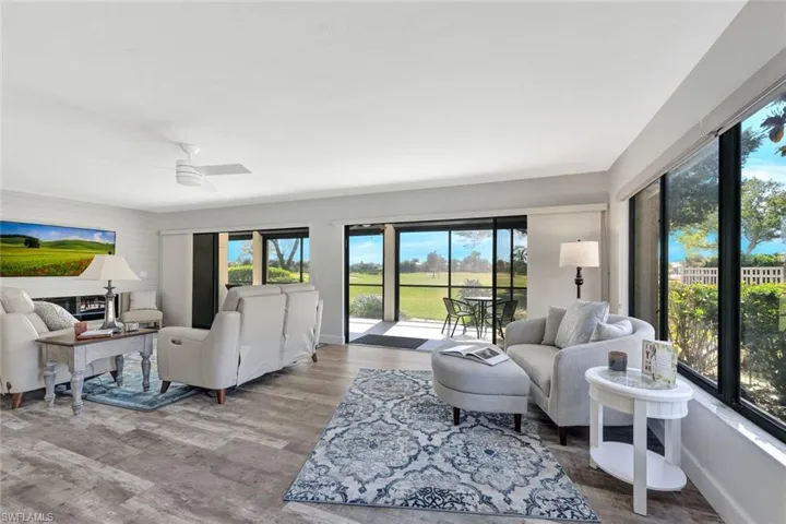 The Great Room could Also Accommodate an Office Area