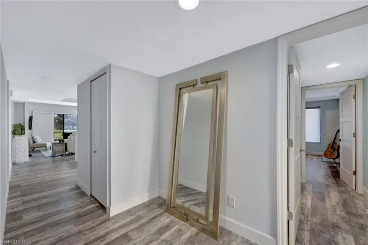 Front Foyer Entry with Extra Storage Closet- Right Door is into Second Guest Suite