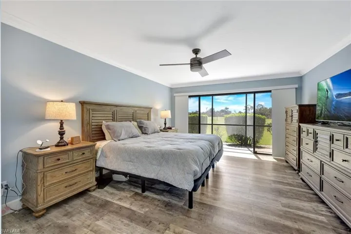 View II of Owner Suite- Custom Slide Away, Quiet Blinds (no noise with Tropical Breezes)