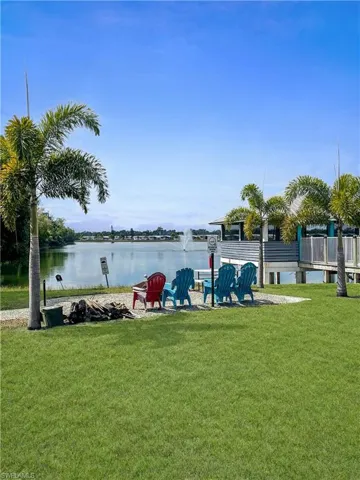 Community pond and gathering area