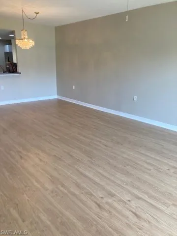 Large living/dining space
