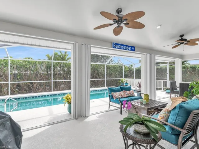 Sunroom featuring plenty of natural light