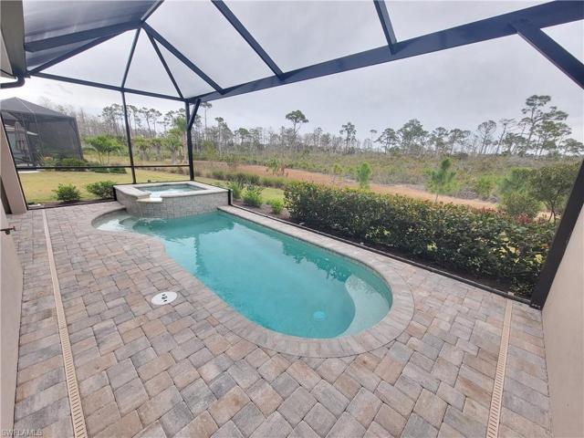 overlooking wooded preserve area