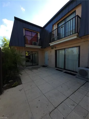 courtyard and 2 balconies one off each bedroom