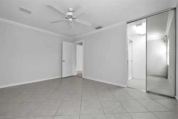 Guest room also has a walk in closet.