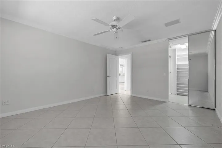 Large walk in closet.