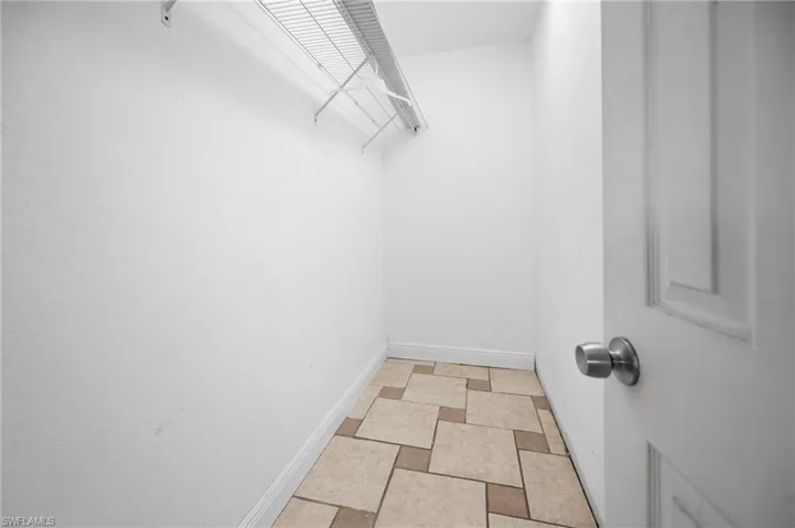 Spacious closet