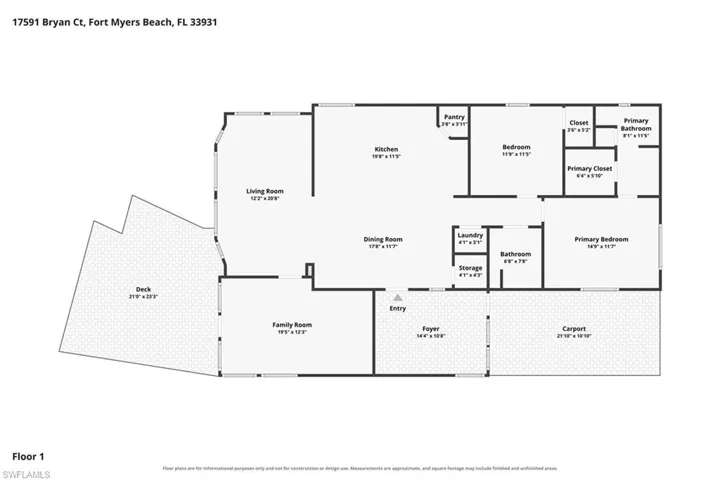 17591 Bryan Ct, Fort Myers Beach, Florida 33931