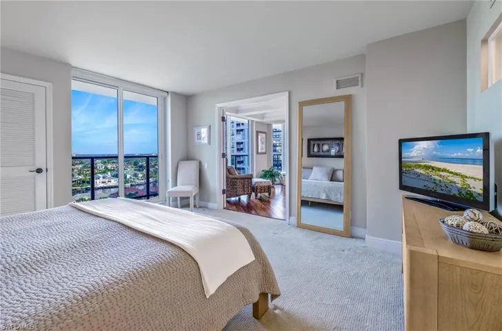 View of Venetian Bay from the Guest Bedroom