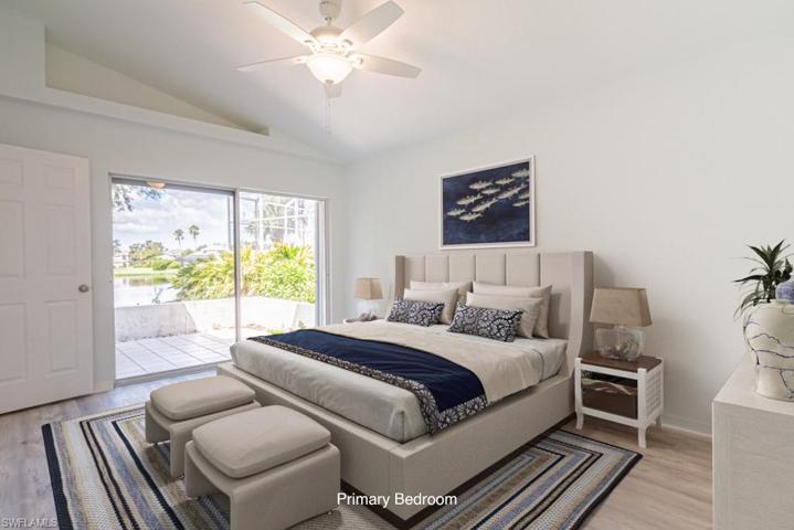 Virtually Staged Primary Bedroom