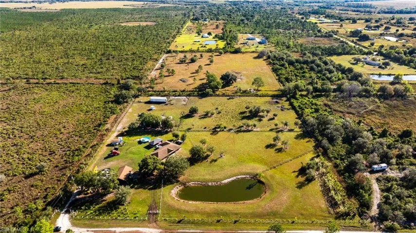 View of rural area with a large body of water