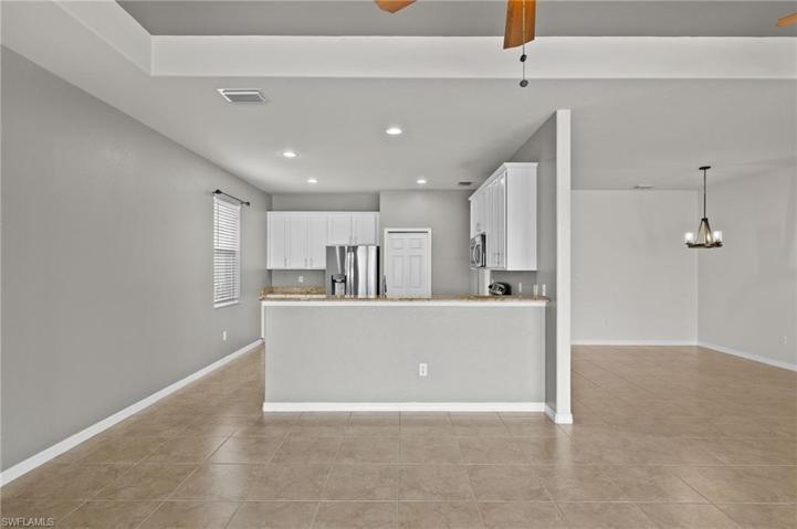 Kitchen from living room