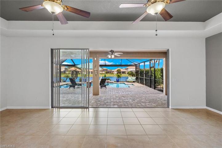 Living Room with Lanai View