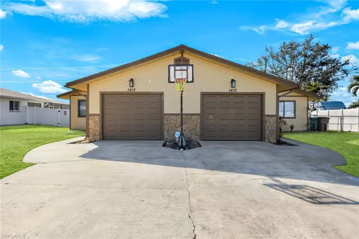 Both units have a one car garage and ample parking for residents