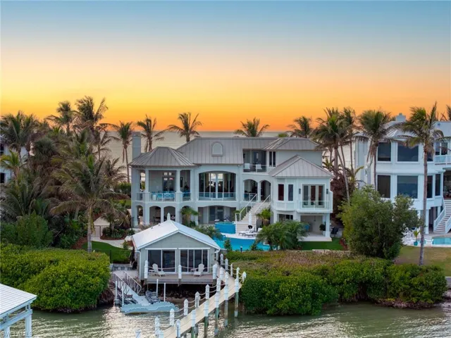Dusk View including the historic boat house