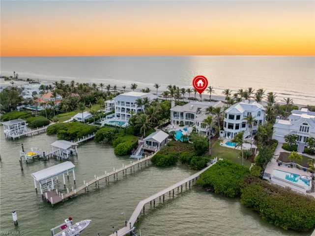 Aerial view from the Bay side