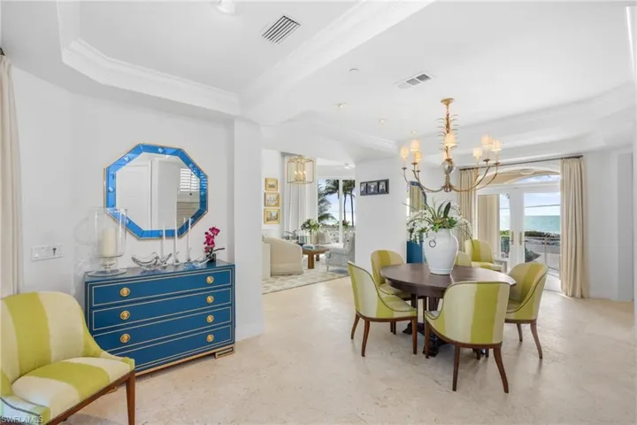 Elegant indoor dining