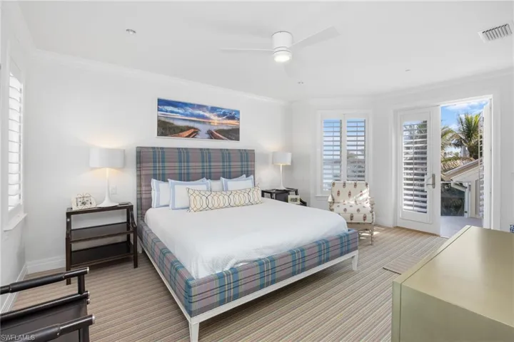 Guest bedroom #1 with balcony