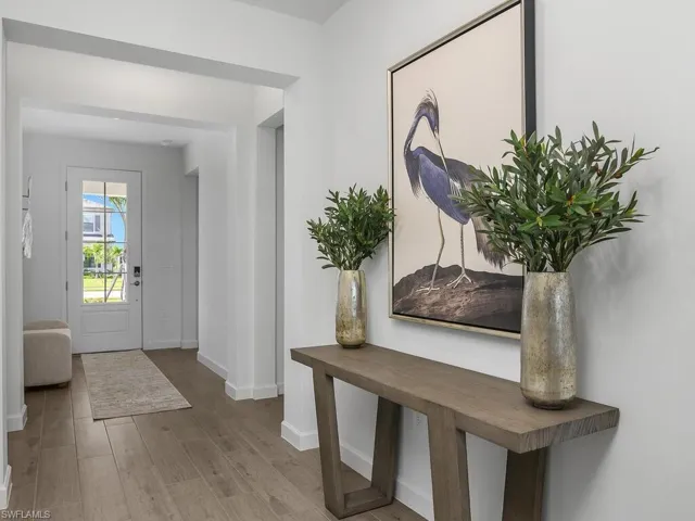 Impressive and welcoming foyer--perfect place to greet your guests.