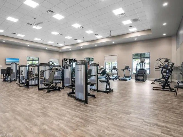 HUGE indoor fitness center