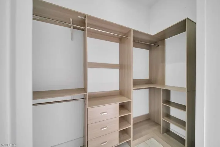 View of spacious closet