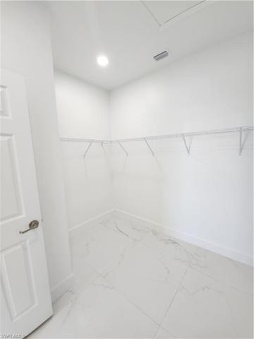Master bedroom walking closet