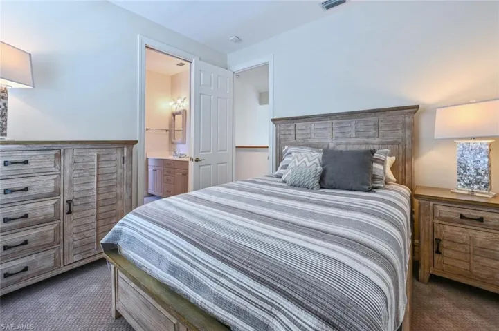 Guest Bedroom with access to a Jack and Jill Bathroom