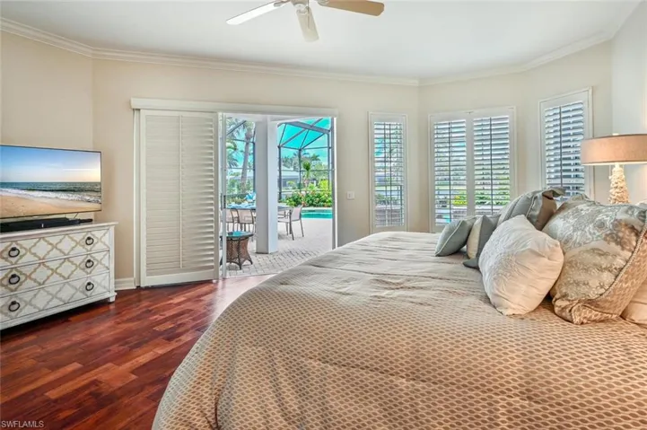 Crown Molding, Plantation Shutters and Hardwood Engineered Flooring
