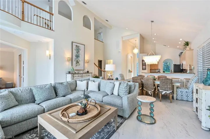 Stunning new tile floor thought the main living area