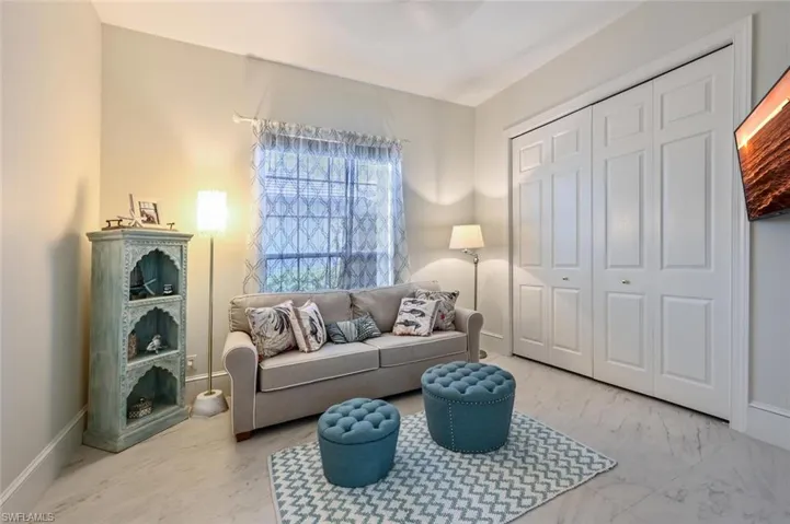 Guest Bedroom with close access to full bath.