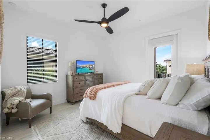 Fourth Bedroom with Balcony