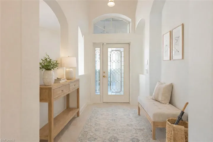 Virtually Staged Front Entryway